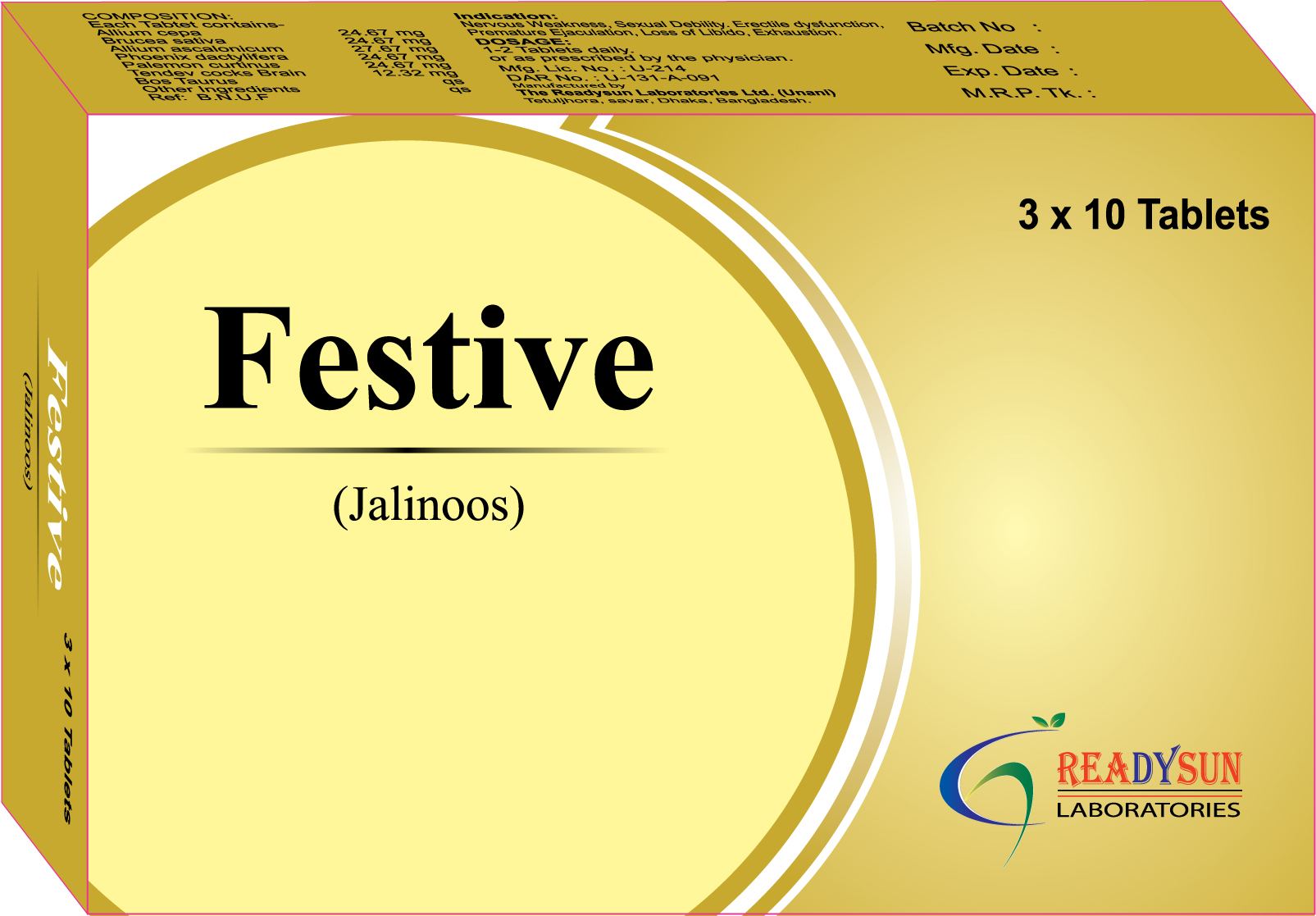 TABLET FESTIVE